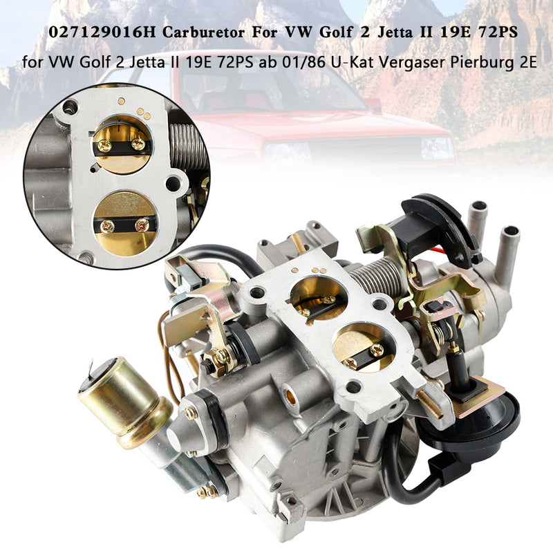 027129016H Carburetor For VW Golf 2 Jetta II 19E 72PS