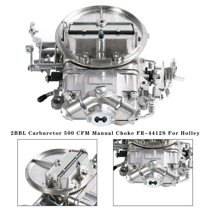 2BBL Carburetor 500 CFM Manual Choke FR-4412S For Holley