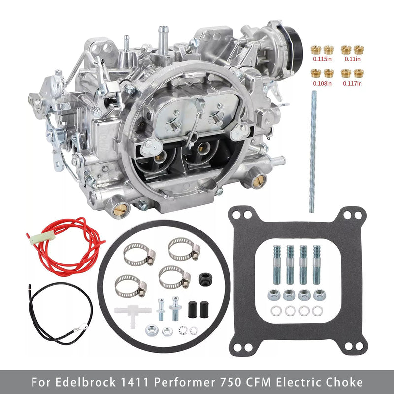 4 Barrel Carburetor For 1411 Performer 750 CFM Electric Choke