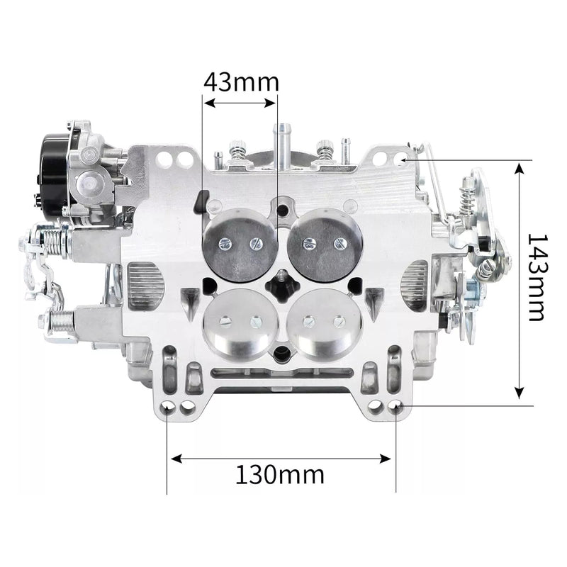 4 Barrel Carburetor For 1411 Performer 750 CFM Electric Choke