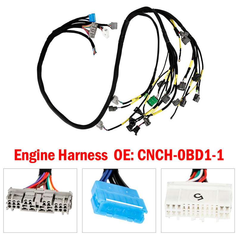 OBD1 Budget D & B-series Tucked Engine Harness for Civic Integra B16 B18 D16