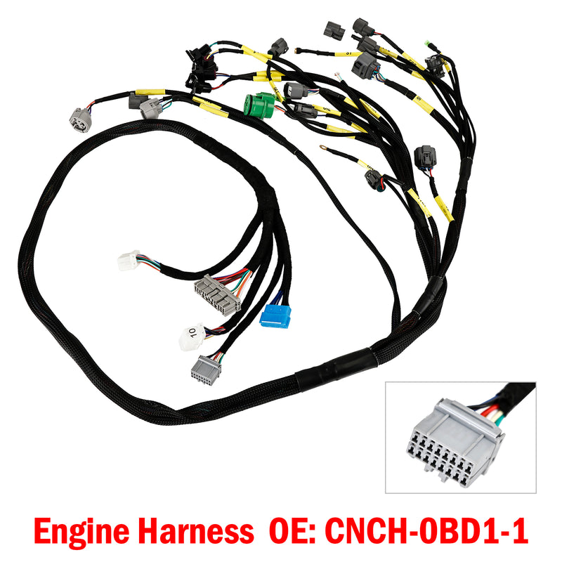 OBD1 Budget D & B-series Tucked Engine Harness for Civic Integra B16 B18 D16