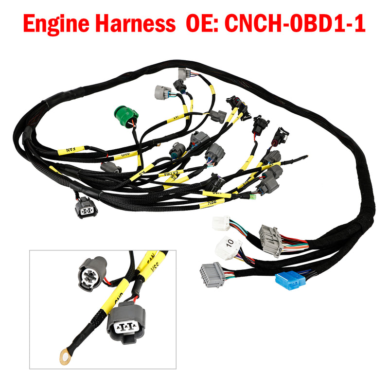 OBD1 Budget D & B-series Tucked Engine Harness for Civic Integra B16 B18 D16