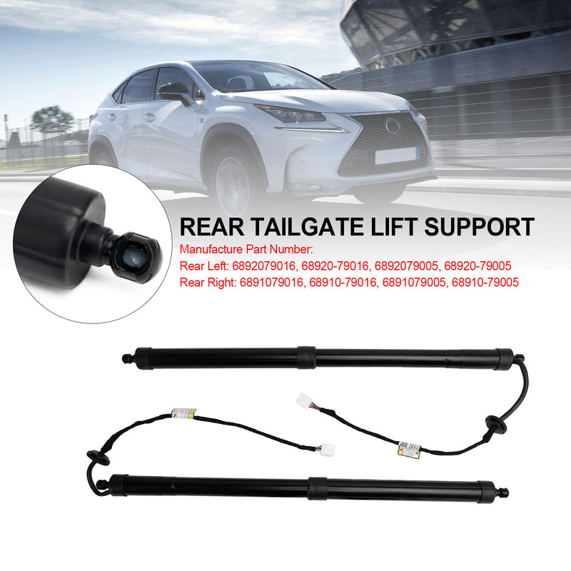 2PCS Rear Electric Tailgate Struts Fit Lexus NX200t NX300h 2.0L 2.5L 2015-2017