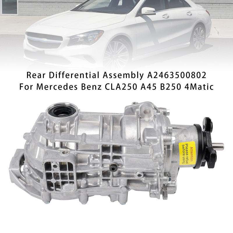 A2463500802 Rear Differential Assembly For Mercedes Benz CLA250 A45 B250 4Matic