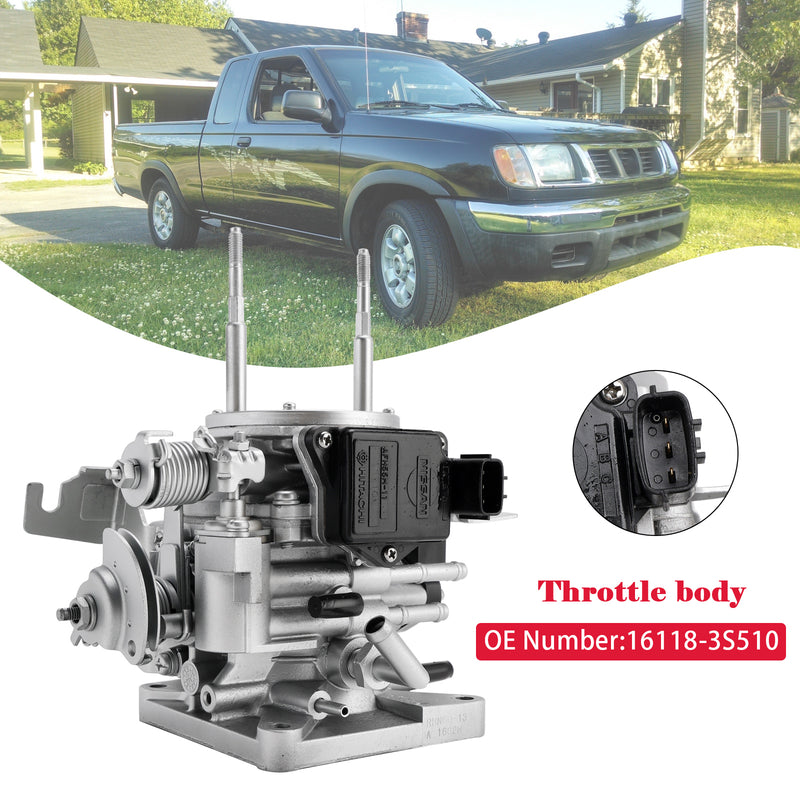 Throttle Body 16118-3S510 For Nissan Frontier 1998-2002 XE SE 4 Cyl 2.4L