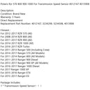 Polaris Rzr 570 800 900 1000 For Transmission Speed Sensor 4012167 4013908 Generic