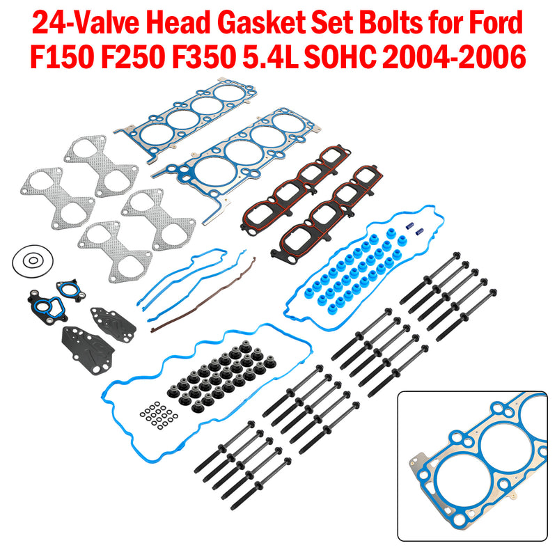 2006 Ford F-150 Lincoln Mark LT 5.4L 24-Valve Head Gasket Set Bolts HS26306PT ES72798