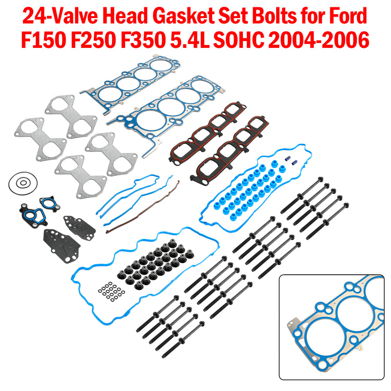 2004-2006 Ford F-150 5.4L 24-Valve Head Gasket Set Bolts HS26306PT ES72798