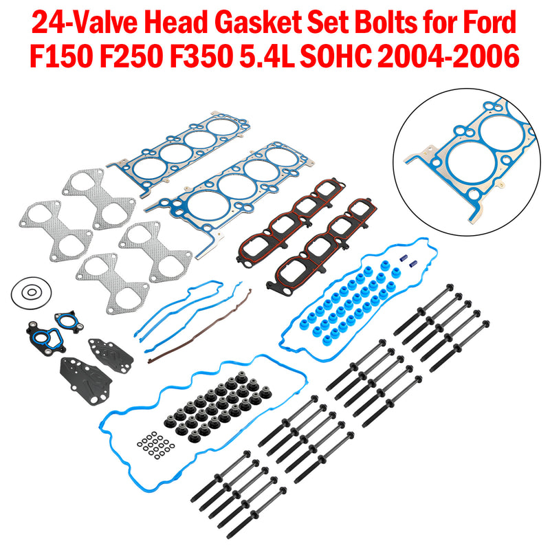 2006 Ford F-150 Lincoln Mark LT 5.4L 24-Valve Head Gasket Set Bolts HS26306PT ES72798