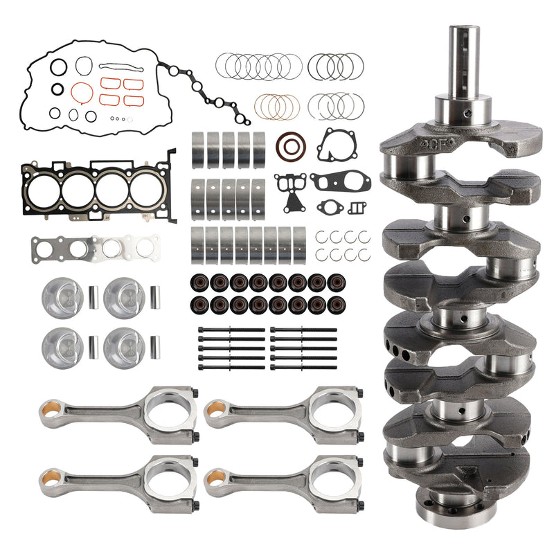 2017-2018 Hyundai Santa Fe Sport 4-Door 2.4L G4KJ 2.4L Engine Rebuild Kit - Crankshaft & Conrods & Pistons Gasket