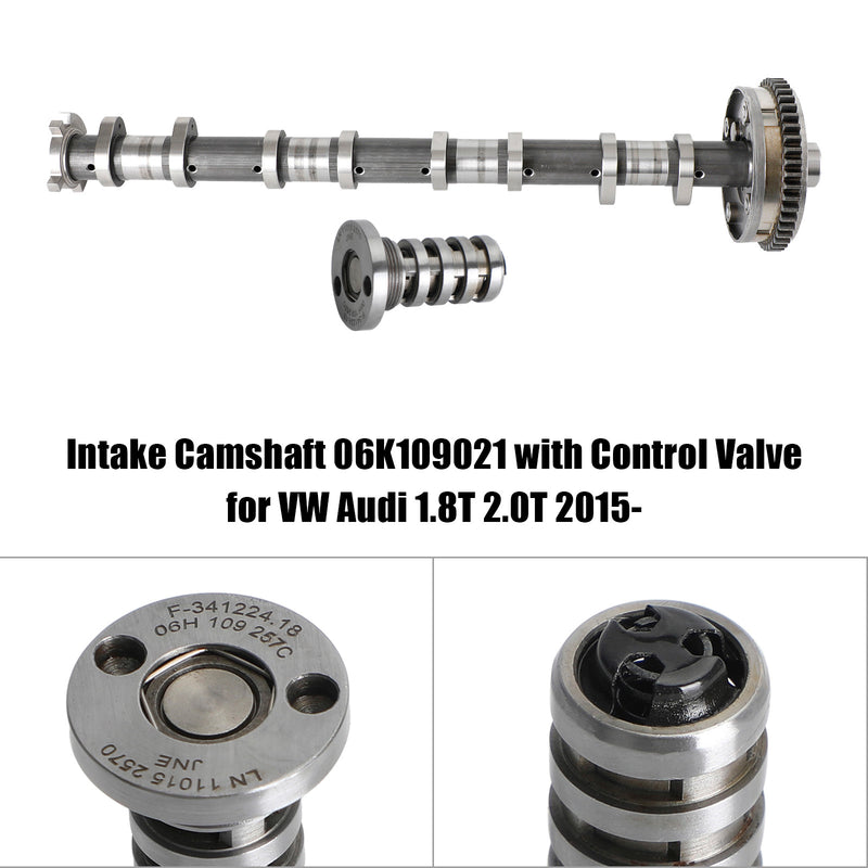 2013-2017 Audi Q5 2.0T Intake Camshaft 06K109021 with Control Valve