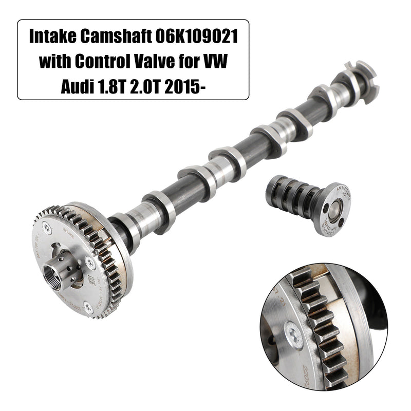 2013-2017 Audi Q5 2.0T Intake Camshaft 06K109021 with Control Valve
