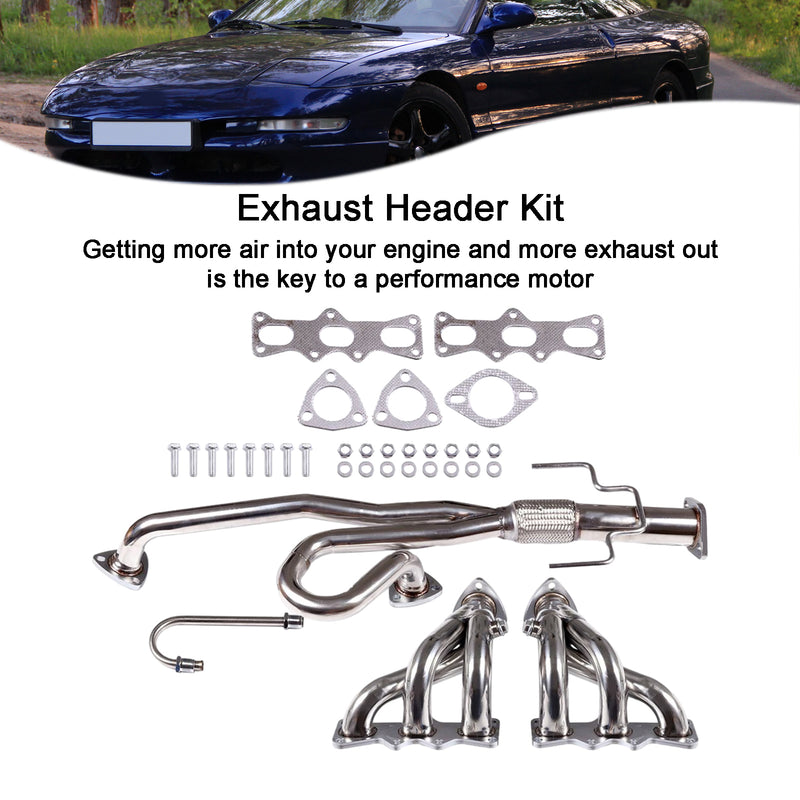 Header Exhaust Manifold Fit Mazda MX6 Ford Probe 2.5L V6 1993-1997