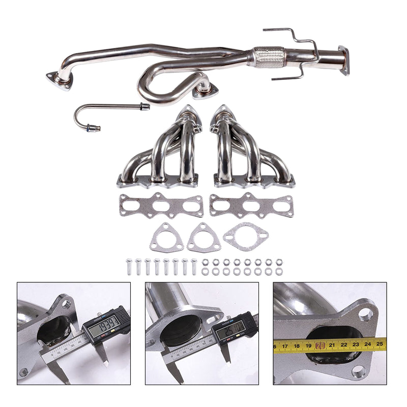 Header Exhaust Manifold Fit Mazda MX6 Ford Probe 2.5L V6 1993-1997