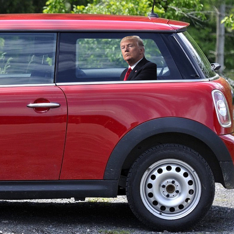 Car Window Sticker Life Person Size Passenger Ride With Trump President 2020 L