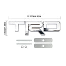 Silver TRD Grille Badge Emblem for Tacoma Tundra 4Runner