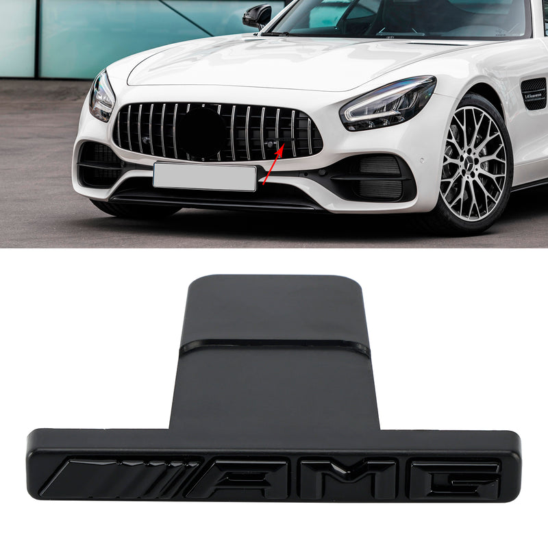 AMG Front Vertical Strip General Grill Decal Emblem Badge for Mercedes-Benz