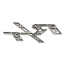 R/T Front Grille Emblem Decal Badge for Dodge Charger Challenger