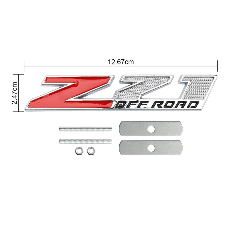 Z71 OFF ROAD Front Grille Emblem Decal Badge for Silverado Sierra