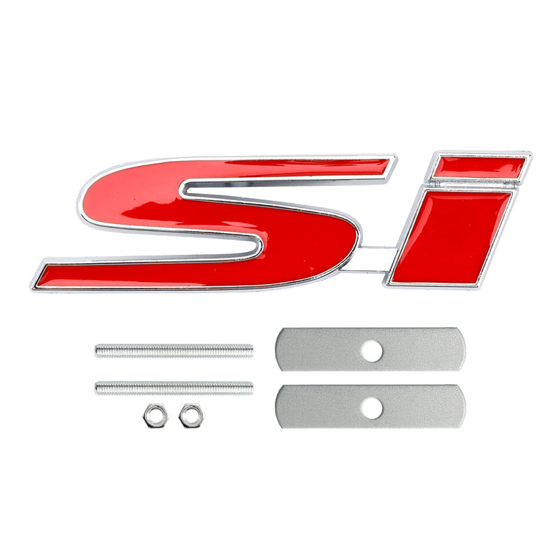 Si Front Grille Emblem Decal Badge for Honda