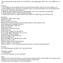 Front Driveshaft Prop Shaft 52753319AC For Jeep Wrangler 2007-2011 3.8L 4WD