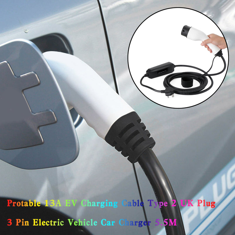 Protable Level 2 EV Charging Cable Australian Standard Plug Electric Car Charger 240V 8/10/13/16A 19.68FT=6m