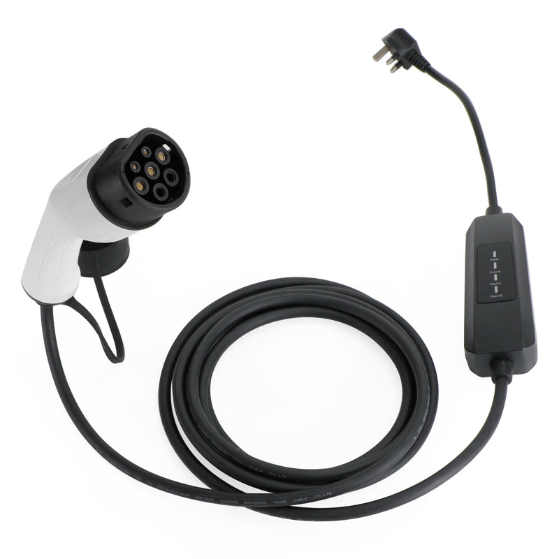 Protable Level 2 EV Charging Cable Australian Standard Plug Electric Car Charger 240V 8/10/13/16A 19.68FT=6m