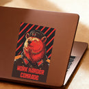 Soviet Brown Bear Sticker Personalized Customizable for Laptop Luggage Thermos