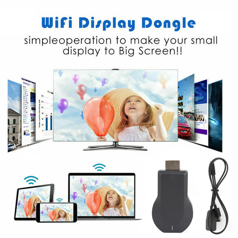 Display Receiver Dongle Streamer 4K M4+ Air Play HDMI TV Stick WIFI