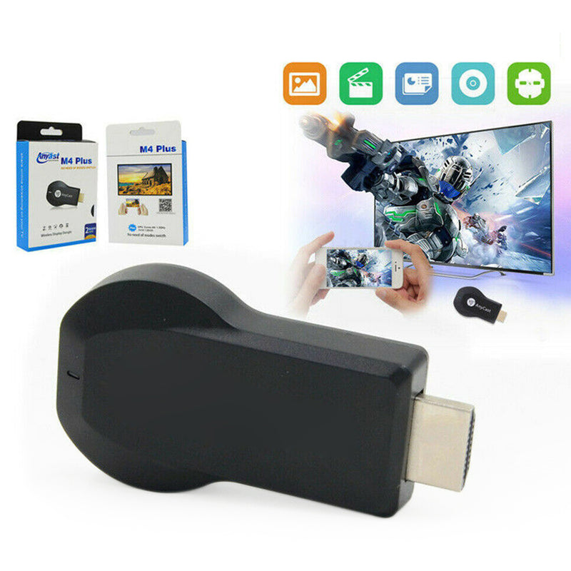 Display Receiver Dongle Streamer 4K M4+ Air Play HDMI TV Stick WIFI