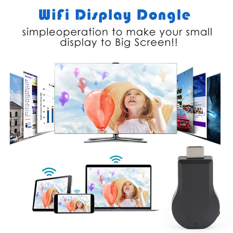 M100 True 4K TV Stick TV Streamer HDM WiFi Wireless Dongle Receiver