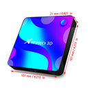 X88 Pro 10 Android 11.0 16G+2G Tv Box 4K Rk3318 Wifi Bt Media Player 100M