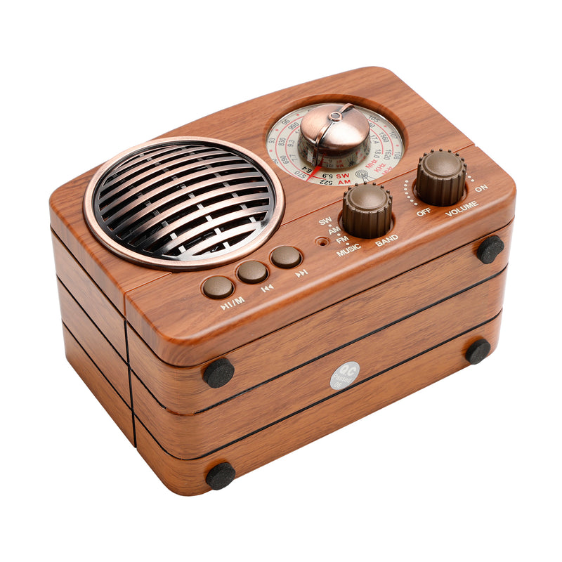 Retro-Style Decorative Radio Mini Multifunction Music Player Bluetooth Speaker