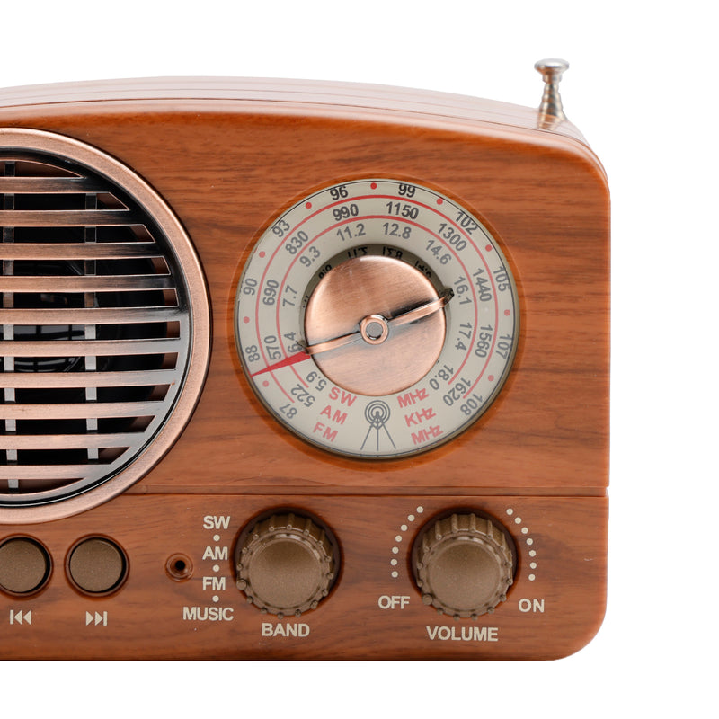 Retro-Style Decorative Radio Mini Multifunction Music Player Bluetooth Speaker