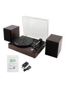 3 - Speed Turntable Decorative Record Player Split Bluetooth Vinyl Record Player