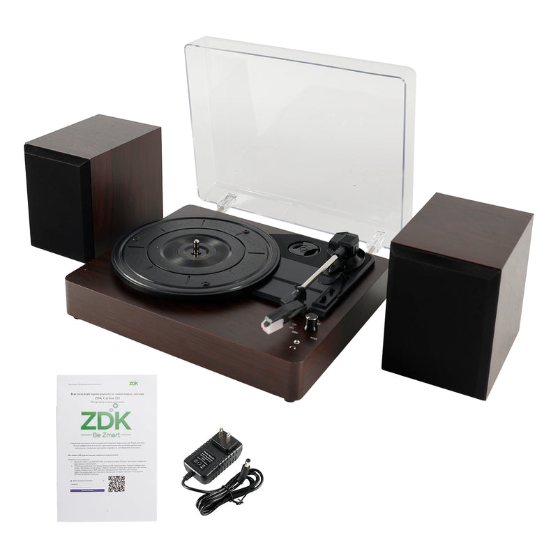 3 - Speed Turntable Decorative Record Player Split Bluetooth Vinyl Record Player