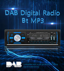 Car Radio Stereo 1Din Bluetooth FM Audio Music Player DAB/MP3/USB/AUX In-dash