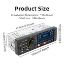 4.1" Car MP5 Player 1DIN Touch Screen Audio Video Bluetooth FM Radio + Camera