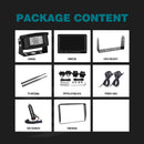 7" Wireless AHD 1080P Display 1CH Rear View Backup Camera Kit for Truck Trailer