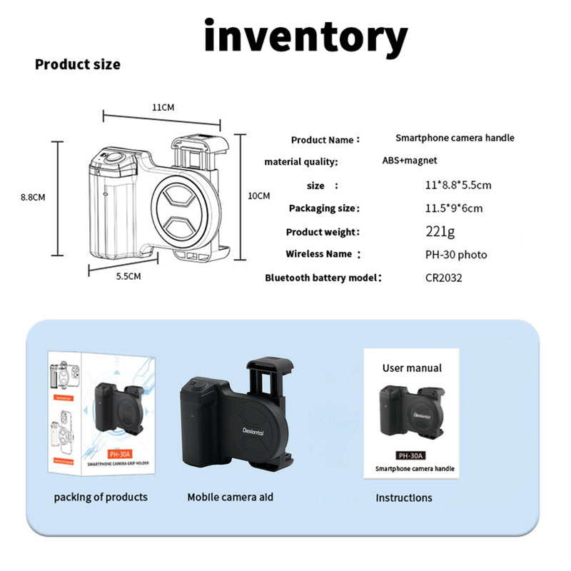 PH-30A Mobile Phone Clip Model Auction Mobile Phone Auction Bluetooth Wireless