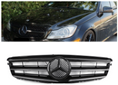 Benz W204 C300 C350 2008 - 2014 Car Front Grille with LED Emblem Black