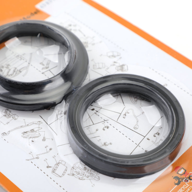 Front Fork Oil Seal Dust Seal Kit for Honda GL1500 C CR500R CR250R CR125R 89-03 Generic