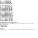 Front Fork Seal Set Oil Dust for Yamaha DT80 XJ 600 650 750 XS 750 850 XV YZ Generic