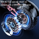 Dual drive 12" tires 2000W 21ah off-road alloy electric scooter for adult With large display screen constant speed cruise