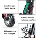 Dual drive 12" tires 2000W 21ah off-road alloy electric scooter for adult With large display screen constant speed cruise