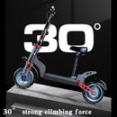 2000W Power Electric Scooter for adult With Seat LCD Display Screen Cruise Dual drive 12" tires