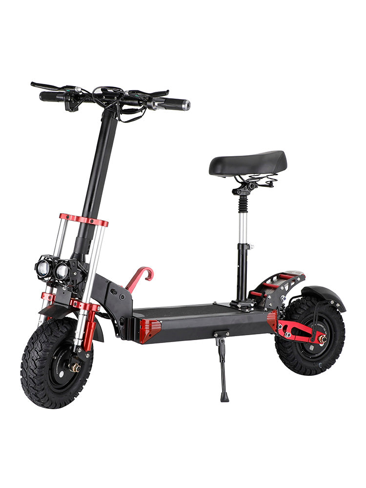 Dual drive 12" tires 2000W 21ah off-road alloy electric scooter for adult With large display screen constant speed cruise