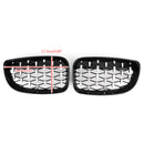 Front Grille Fit BMW 1 Series E81 E87 E82 E88 128i 135i 2008-2012 Black & Chrome Generic