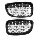 Front Grille Fit BMW 1 Series E81 E87 E82 E88 128i 135i 2008-2012 Black & Chrome Generic